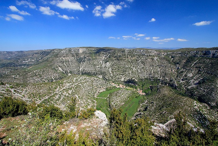 Au dessus du cirque de Navacelles