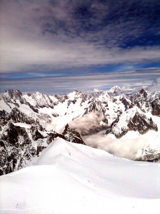 Vue depuis l'Aiguille du Midi - ALPES