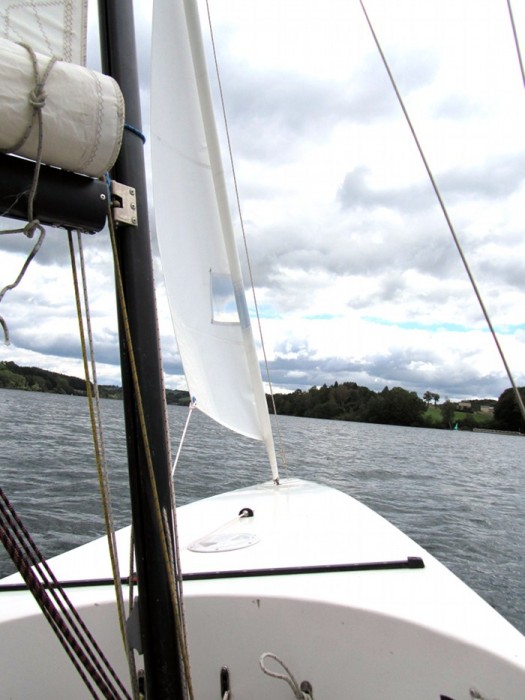 Driveur sur le Lac de Pareloup