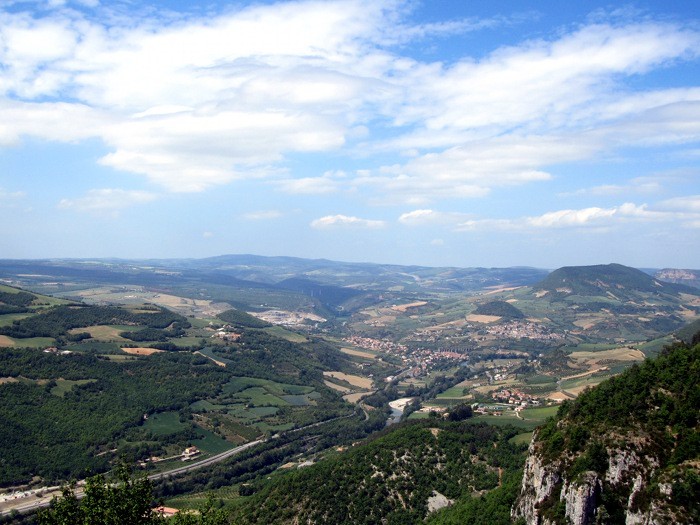 Valle du Tarn, depuis la Puncho d'Agast, Millau