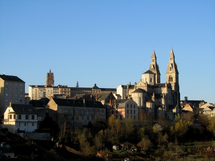 Rodez: cathdrale et glise St Cyrice