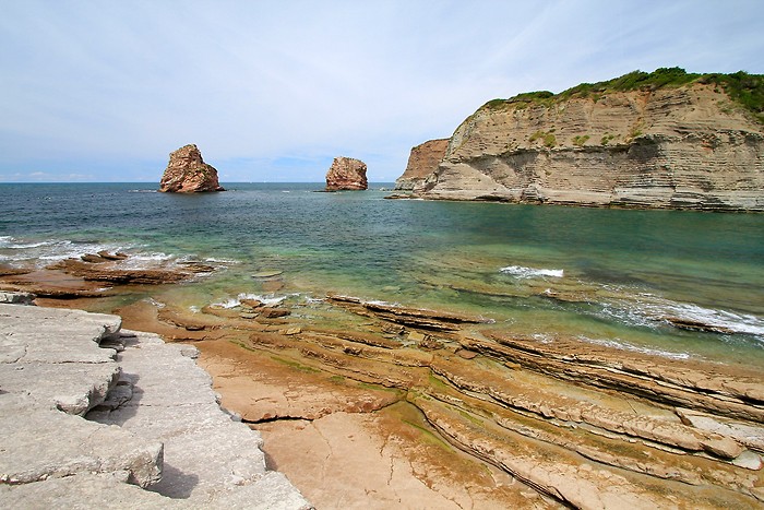Les jumeaux sur le domaine d'Abbadia