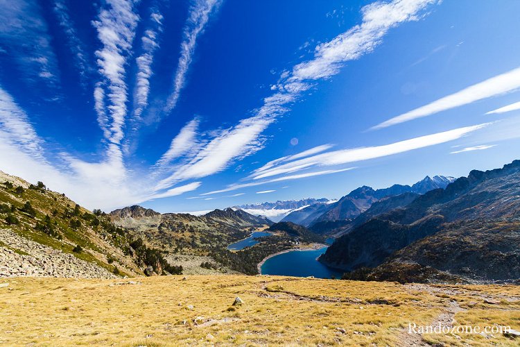 Lacs du Nouvielle depuis la Hourquette d'Aubert