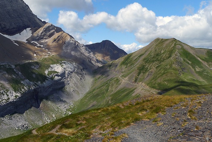 Col de Boucharo depuis le pic de Tentes