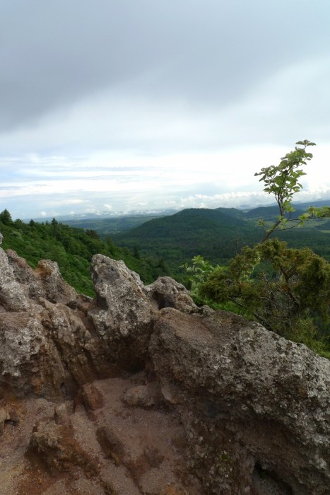 En haut du Puy de la Vache, Auvergne