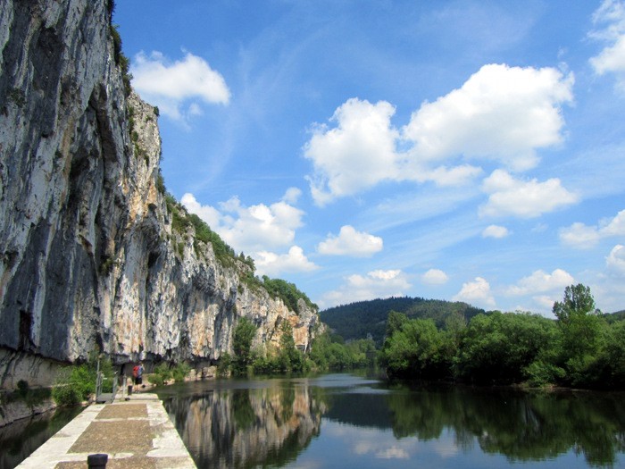 Chemin de halage du Ganil sur le Lot