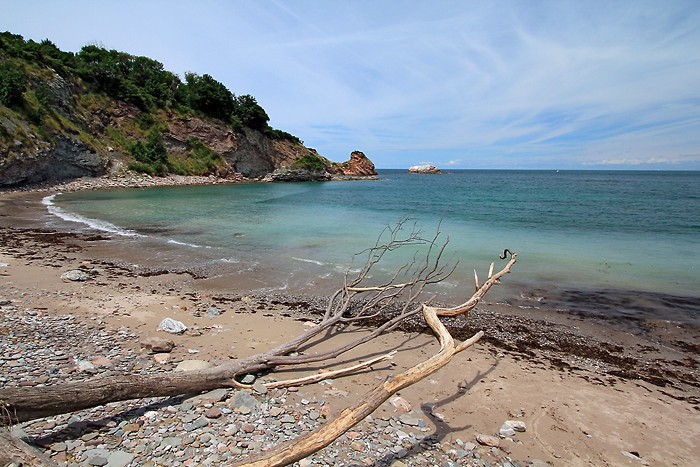 Baie de Loya dans le domaine d'Abbadia