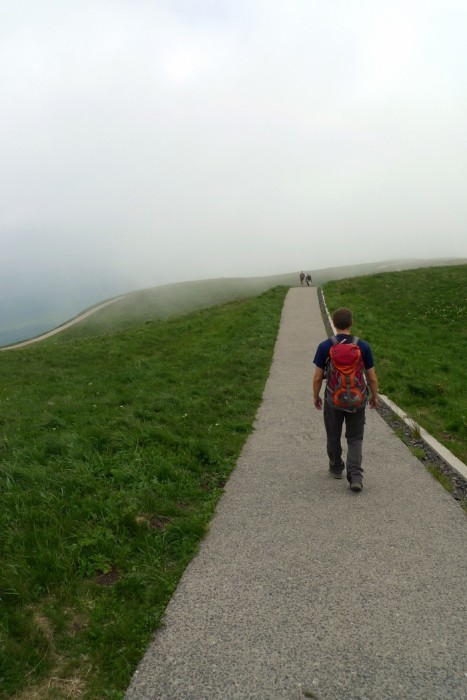 Au sommet du Puy de Dme