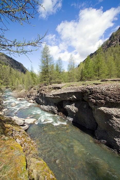 Randonne dans le Mercantour le long de la Vance