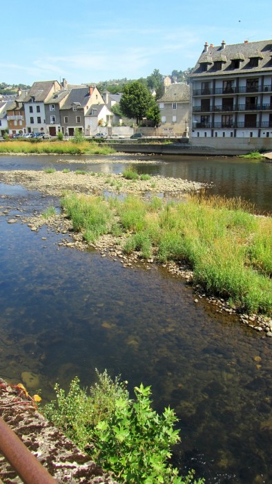 Le Lot  Espalion, rive gauche