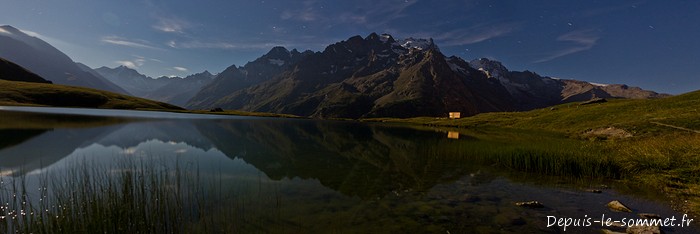 Lac du Pontet sous la pleine Lune Lac du Pontet sous la pleine Lune