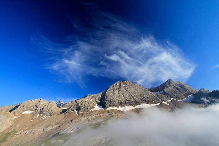 Pic du Taillon depuis le col de Tentes