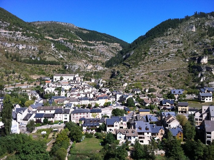 Village de Sainte Enimie dans les Gorges du Tarn