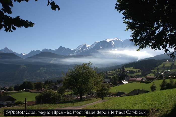Mont Blanc depuis le Haut Combloux