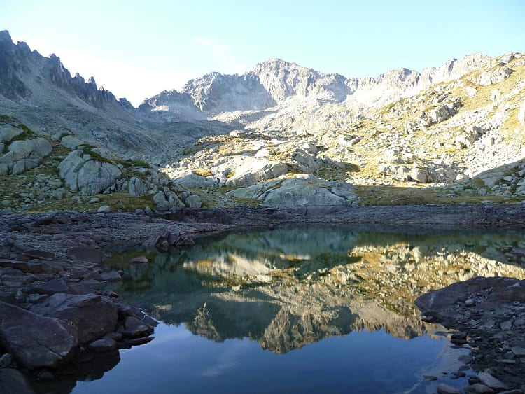 Lac Cantet et pic d'Ardiden