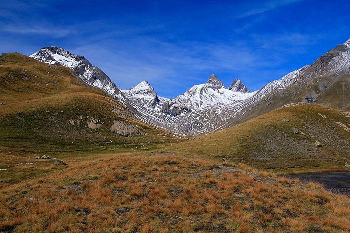 Aiguilles d'Arves depuis le lac de Golon