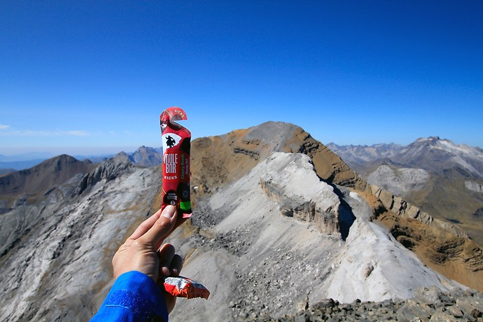 Gel Mulebar au sommet du Casque du Marbor