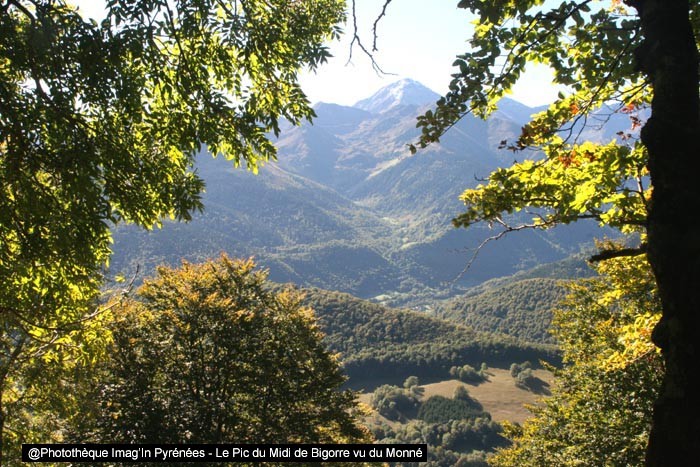 Pic du Midi de Bigorre depuis le Monn