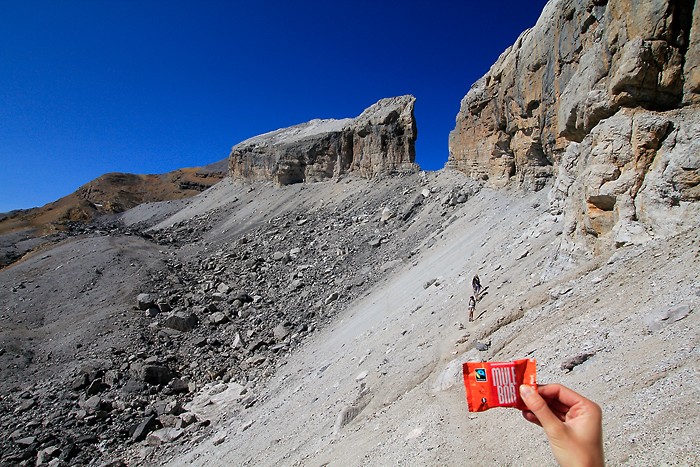 Mulebar devant la Brche de Roland