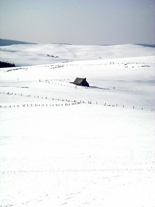 Buron sur Aubrac enneig