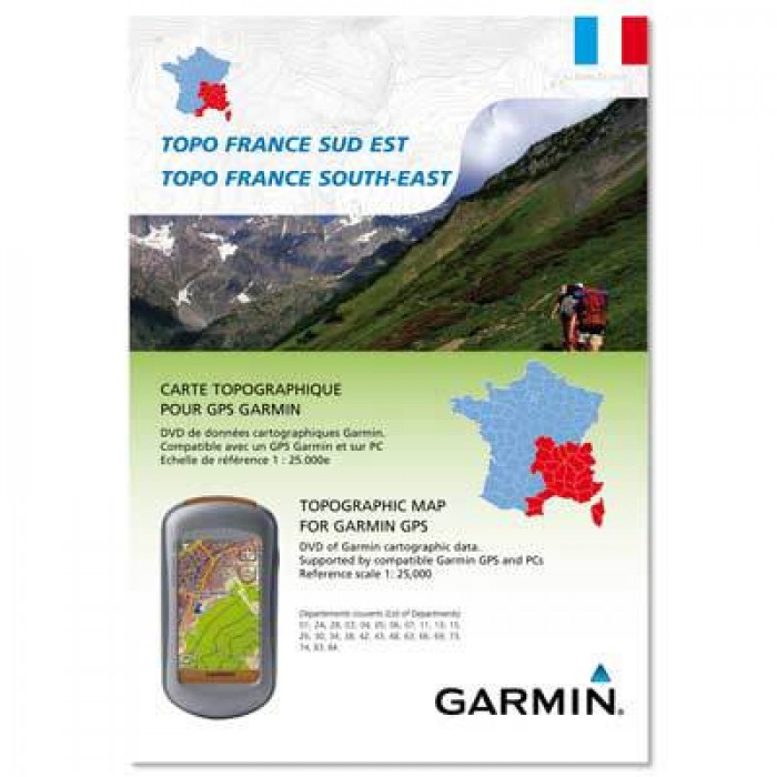 Topo france� sud-est