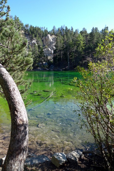 Lac Vert dans la Valle Etroite