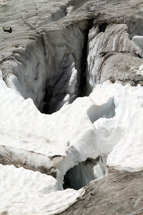 Le Glacier Blanc dans les Alpes