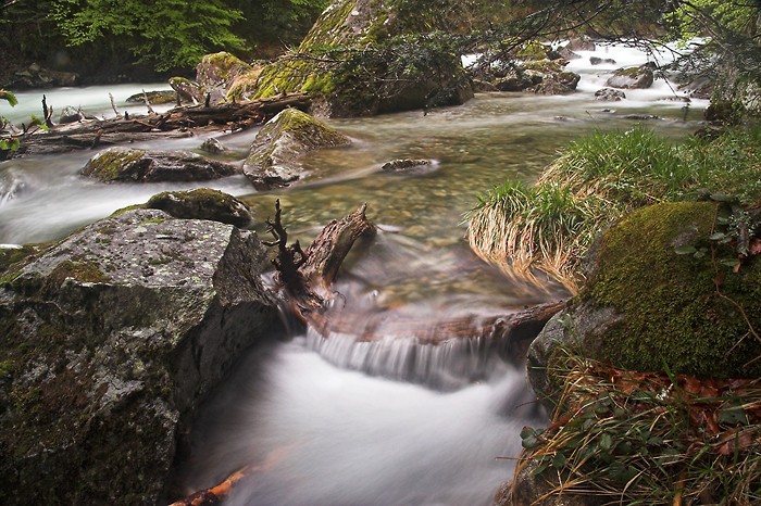 Cascade en pause longue  Cauterets