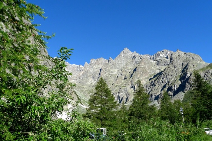 Dbut de la rando au Glacier Blanc