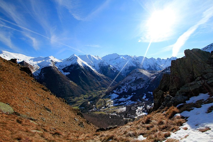 Premier plateau avant la monte au pic de Pan