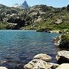 Campanal de Larrens depuis le lac de la Glre