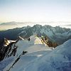 Vue depuis le sommet du Mont Blanc