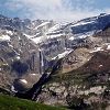 Vue sur le cirque de Gavarnie depuis le pic de la Pahule