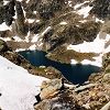 Lac d'Ariel en venant du refuge de Larribet.