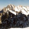 Aiguille Verte depuis l'Aiguille du Midi