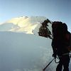Le sommet du Mont Blanc en vue