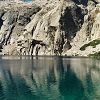 Eau transparente du lac de Capitello
