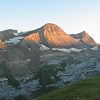 Coucher de soleil sur le Taillon