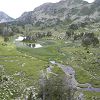 Lac de l'Ile dans le massif du Nouvielle