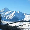 Pic du Midi de Bigorre sous la neige le 1er janvier 2005