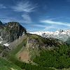 Pic du Midi d'Ossau et lac de Bious-Artigues.