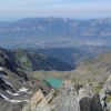 Vue sur la valle Grenobloise depuis le sommet de la Croix de Belledonne