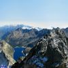 Lac de cap de long depuis le sommet du Nouvielle 3091m