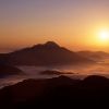 Soleil couchant sur l'Orhy