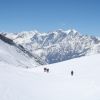Dans la neige sur le tour des Annapurnas