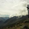 Croix au sommet du Viscos