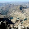 Lacs d'Arriel depuis le sommet du Balatous