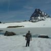 Pic du Midi d'Ossau vu depuis le lac Casterau