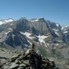 Du Pimen (2801 mtres) vue sur le Mont Perdu, le Cylindre
