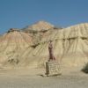 Statue de Pastor dans les Bardenas Reales
